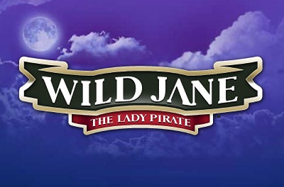 wild jane the lady pirate slot logo