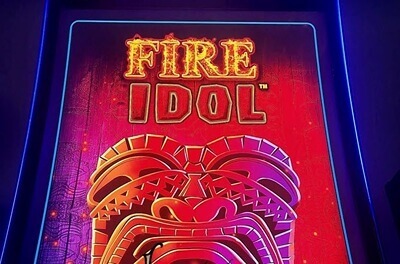 fire idol slot logo