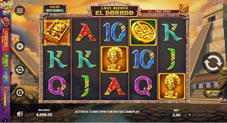 Игровой Автомат Lost Riches of El Dorado Gameplay