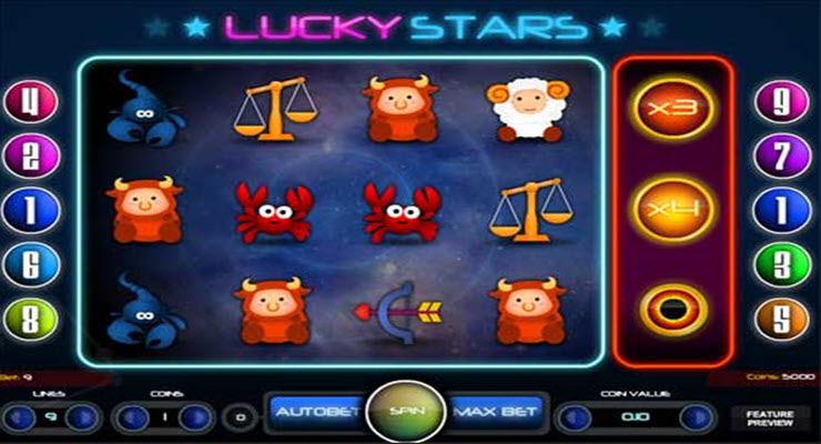 Lucky Stars Slot Gameplay