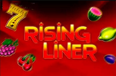 7 rising liner slot logo