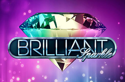 brilliant sparkle slot logo