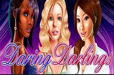 daring darlings slot logo