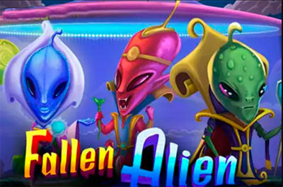 fallen alien slot logo