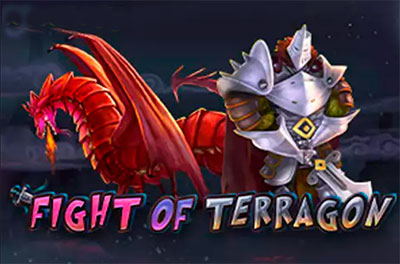 fight of terragon slot logo