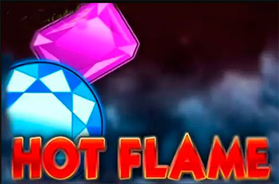 hot flame slot logo