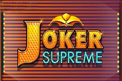 joker supreme slot logo