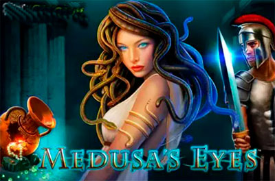 medusas eyes slot logo