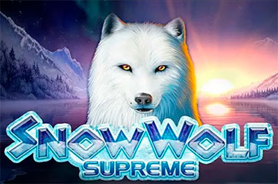 snow wolf supreme slot logo