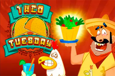 taco tuesday slot logo