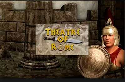 theatre of rome slot logo