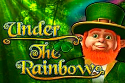 under the rainbow slot logo