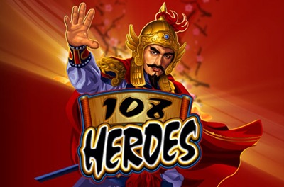 108 heroes slot logo