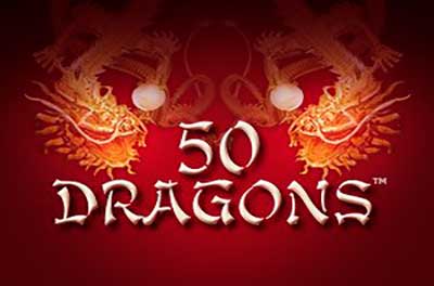 50 dragons slot logo