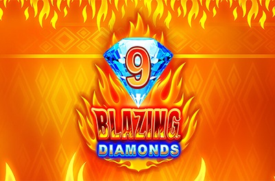 9 blazing diamonds slot logo