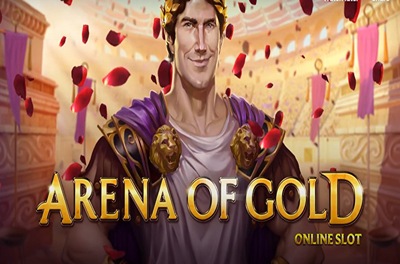 arena of gold slot logo