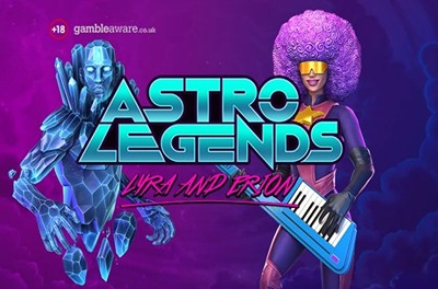 astro legends lyra and orion slot logo