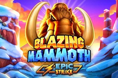 blazing mammoth slot logo