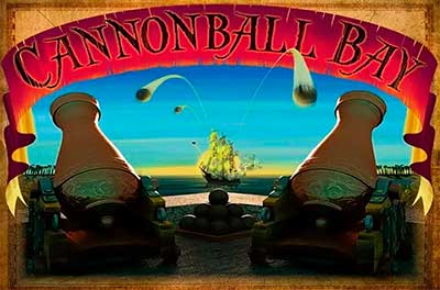 cannonball bay slot logo