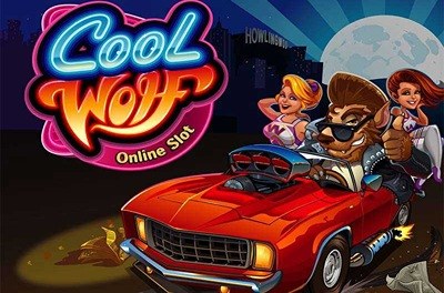 cool wolf slot logo