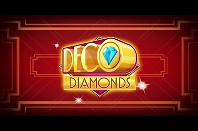 deco diamonds slot logo