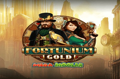 fortunium gold mega moolah slot logo