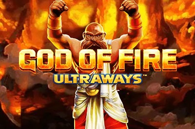 god of fire slot logo