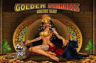 golden princess slot logo