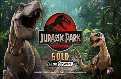 jurassic park gold slot logo