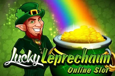 lucky leprechaun slot logo