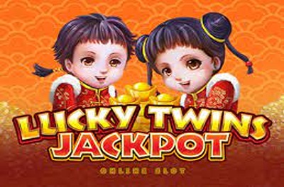 lucky twins jackpot slot logo