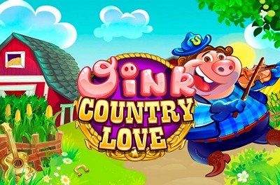 oink country love slot logo