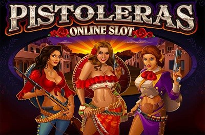 pistoleras slot logo