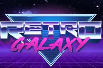 retro galaxy slot logo