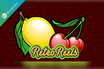 retro reels slot logo