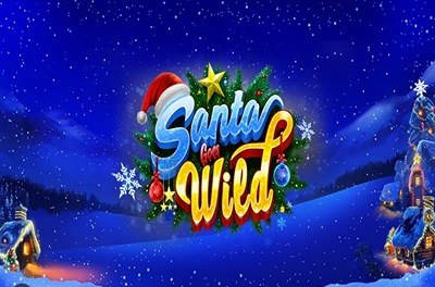 santa goes wild slot logo