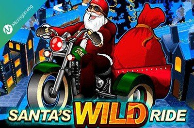 santas wild ride slot logo