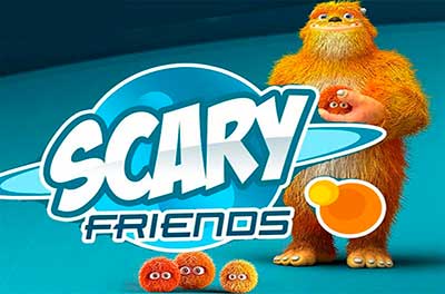 scary friends slot logo