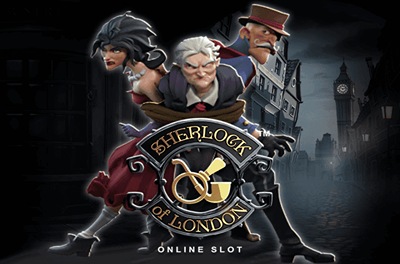 sherlock of london slot logo