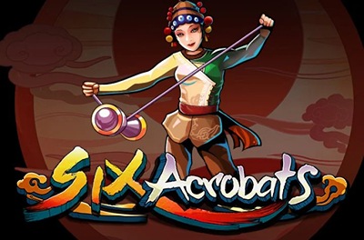 six acrobats slot logo