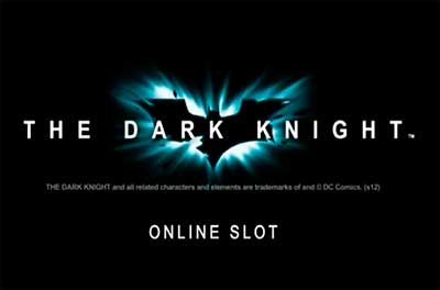 the dark knight slot logo