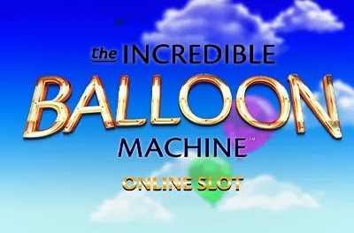 the incredible balloon machine slot logo