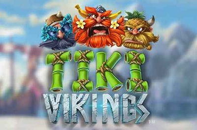 tiki vikings slot logo