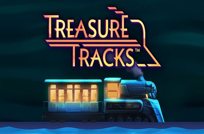 treasure tracks slot logo