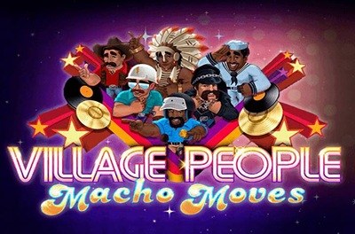 village people macho moves slot logo