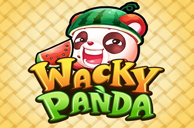 wacky panda slot logo