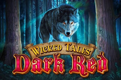 wicked tales dark red slot logo