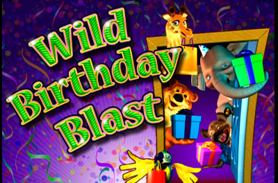 wild birthday blast slot logo