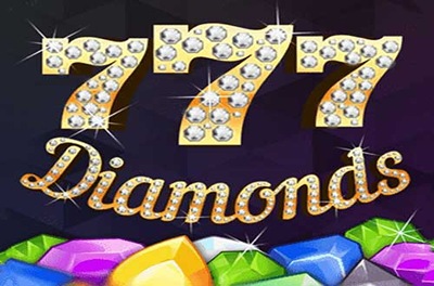 777 diamonds slot logo