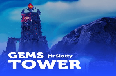 gems tower slot logo